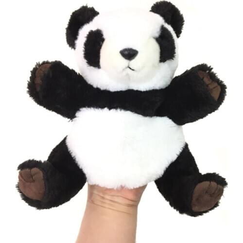 Animal Hand Puppets Panda Puppets Baby Toys Stuffed Baby Plush Toys Happy Family Fun Hand Kids Learning & Educational Toy