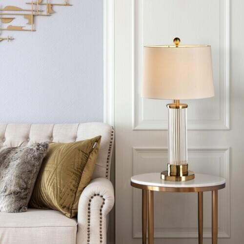 Golden Crystal Table Lamps for Living Room Bedroom Bedside Lamp Glass Lamp Led Table Lamp High Grade Large Table Lamps wy121203