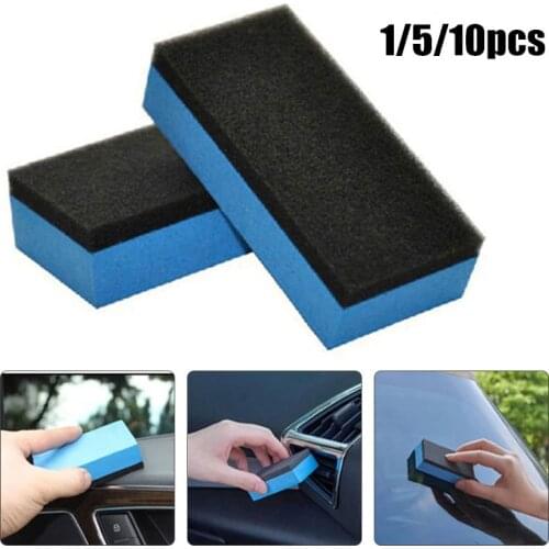 1/5/10/Pcs Car Ceramic Coating Sponge Automobiles Glass Nano Wax Coat Applicator Pads Sponges for auto waxing polishing