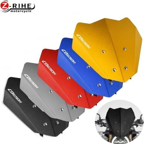 Motorbike Accessories Aluminum FOR HONDA CB650R CB 650 CB650 R 2018-2019 Windshield Wind Screen Extention Kit Motorbike Parts