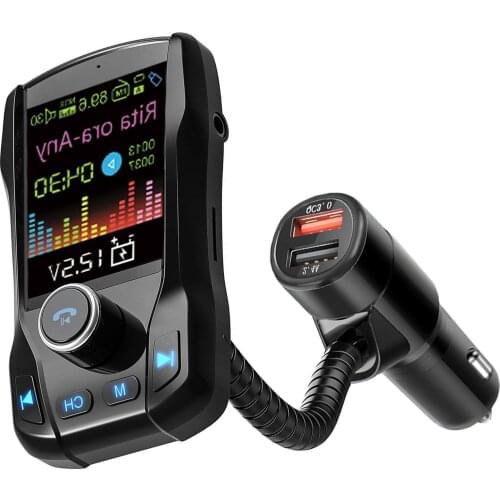 FM Transmitter Car MP3 Player Support U Disk/TF Card 2 Port USB Charge