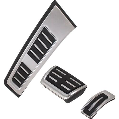 Car Pedals Kit For Audi A6 C8 4K ab 2019 2020 AT Accelerator Gas Brake Footrest Pedal Cover Right-hand drive Stainless Steel