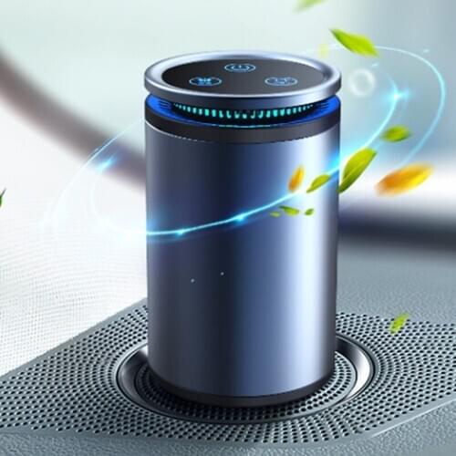 Car Air Freshener Diffuser Auto Perfume Odor Remover Aromatherapy Ions Formaldehyde Air Cleaner Flavoring Interior Vehicle Acces