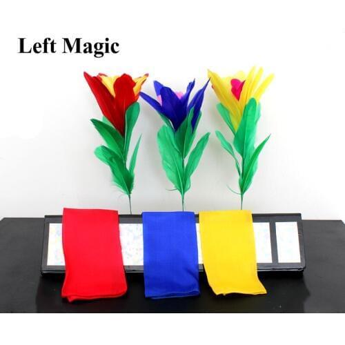 Flower Triangle Magic Tricks Flowers Appears From Empty Tube Magie Magician Stage Illusions Gimmick Props
