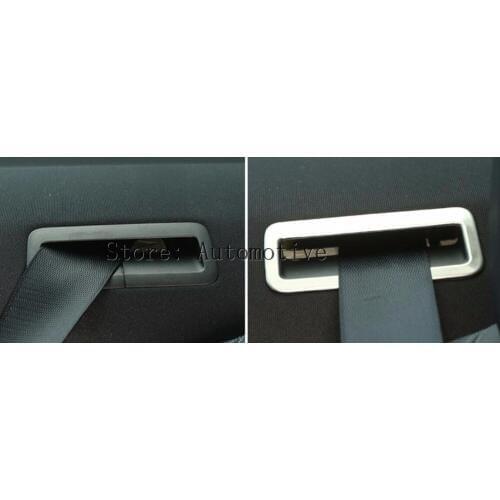 For Mercedes Benz W213 E Class 2016 2017 Stainless Steel Interior Rear Seat Safety Belt Cover Frame Trim Car Accessories 1PC