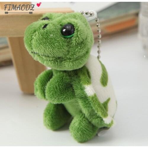 FIMAODZ Sea Turtle Keychain Big Eyes Cute Turtle Plush Pendant Key Ring Toy for Men Women