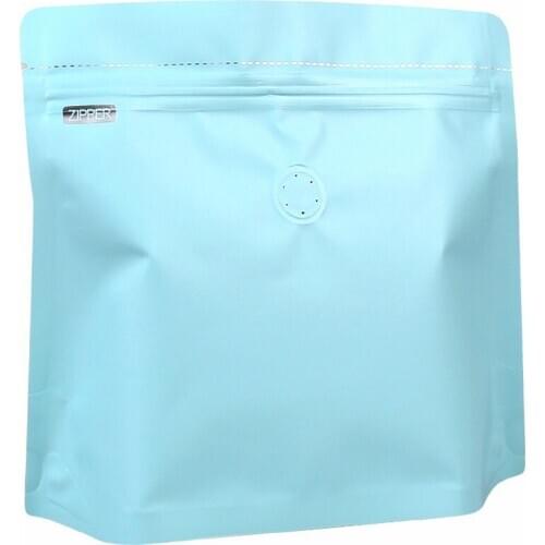 China wholesale half pound diamond aluminum foil zip lock bag with valve trapezoidal shape coffee bean food packaging bags