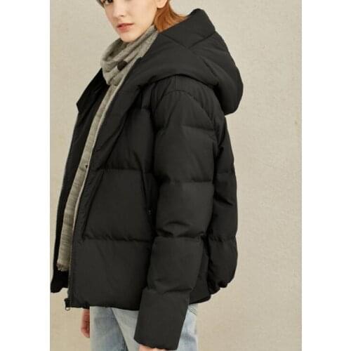 Short Women Winter Down Jacket Hooded Warm Duck Down Jacket Coat Winter Jacket Coat Any Size
