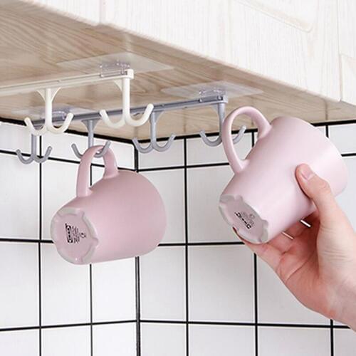 Creative Punch-free Hooks Hanging Storage Hooks Strong Sticky Storage Holders Home Storage Fashion Solid Color Storage Holder