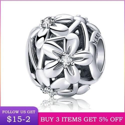 LByzHan 100% Real 925 Sterling Silver Love Mom Charms Fit Original 3mm Bracelet Beads DIY Jewelry For Women