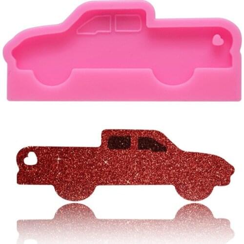 Three Kinds/car Model Silicone Mold Creative Epoxy Resin Mold Children DIY Handmade Toys Making Cake Decoration Accessories
