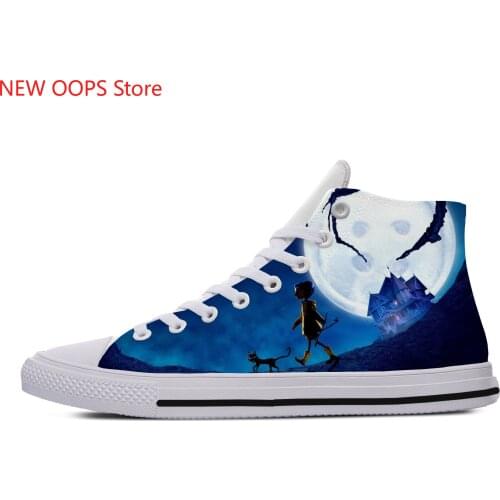 2020 Girls Mens Casual Shoes Handiness Cartoon Cute Funny For Men Coraline The Secret Door Cute Cartoon Custom Sneakers White