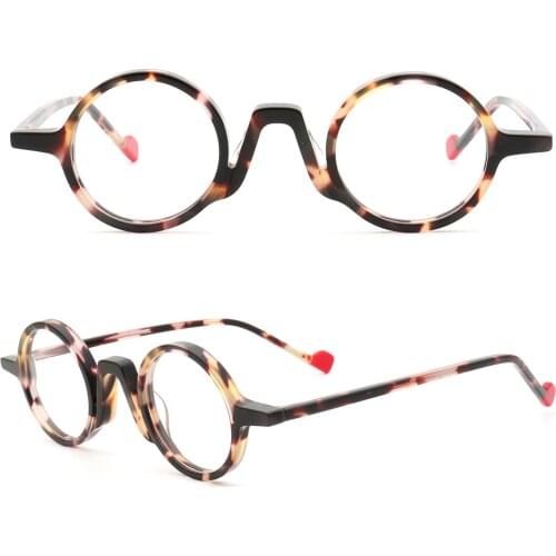 Women Retro Vintage Eyeglass Frames Men Optical Glasses Frame Transparent Leopard Print Tortoise Prescription Spectacles Eyewear