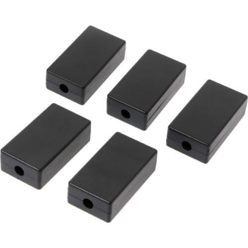 OOTDTY 5Pcs New Plastic Electronic Project Box Enclosure Instrument Case DIY 48x26x15mm