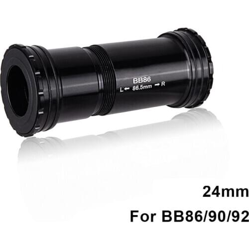 BB86 24mm BB92 BB90 Bearing Bottom Brackets Screw Type 24 mm Adapter Press Fit Axle bicycle Crankset Chainset