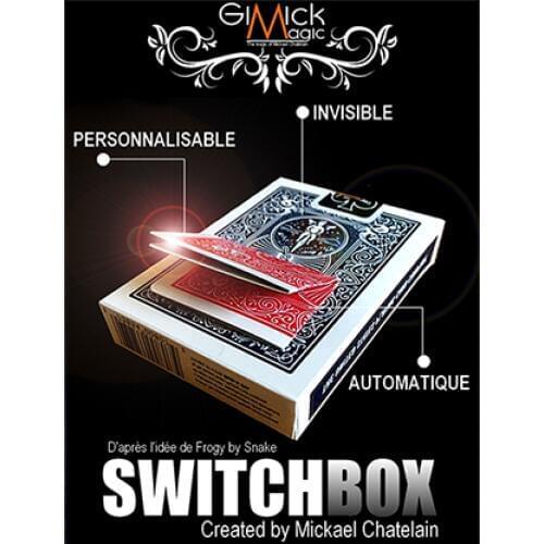 SWITCHBOX (Gimmick and Online Instructions) by Mickael Chatelain / close-up street card magic tricks wholesale