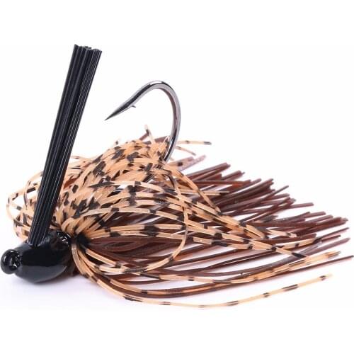 8 Color Jig Fishing Lures Pesca Artificial Bait Skirt Rubber Fishing Jigs Head Buzz Swim Bass Jig Fishing Tackle Accessories