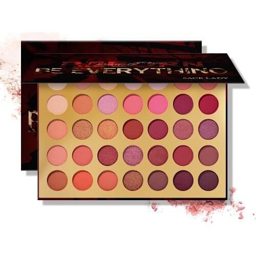 SACE LADY Matte Eyeshadow Palette Makeup Natural Eyeshadows Pallete Make Up High Pigmented 35 Colors Shimmer Cosmetics Wholesale