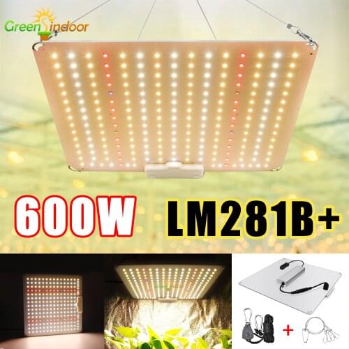 LM281b+ Diodes LED Grow Light With UV IR Cultivation Light 600W Phyto Lamp For Indoor Greenhouse Plants Veg Flowers Hydroponics