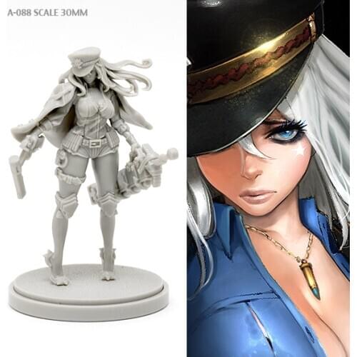 30mm Resin Kits Sexy goddess series Resin soldier Model Self-assembled A-088