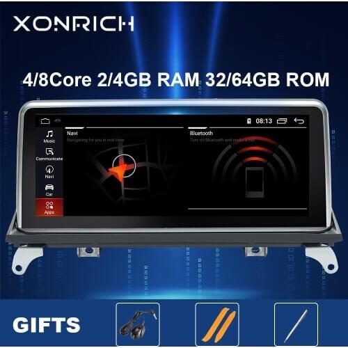 Android 10.0 Car Radio Multimedia For BMW X5 E70 X6 E71 2007-2013 Original CCC or CIC GPS Navigation Stereo Audio Head unit 4GB