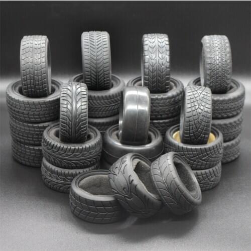 1:10 Scale RC model Car parts On Road 26mm High Grip Rubber Tires Fit HSP HPI HIMOTO REDCAT Racing 8001all for HSP 94123/94122/9