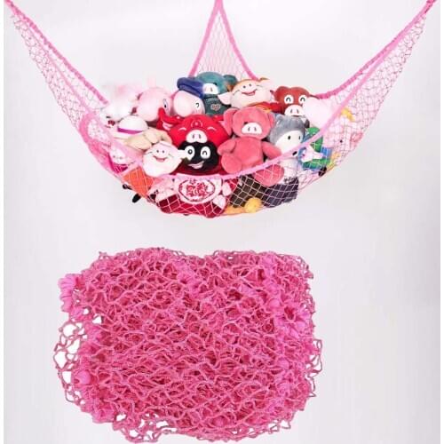 Kids' Toy Storage Hammock Net Mesh Hammock Organizer Storage Holder Baby Stuffed Animals Hammock Creative Hanging Bag