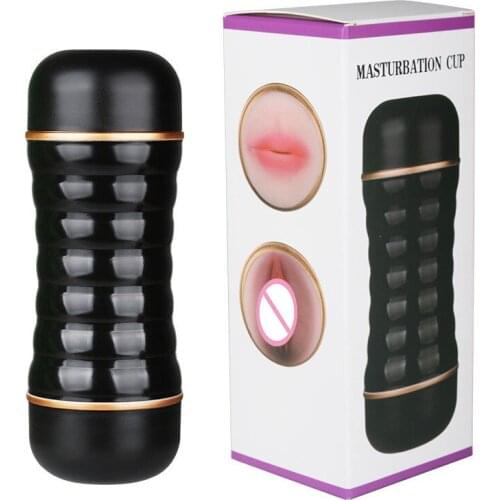 Hot Sale Sex Toy Male Masturbator Manual Double Hand Jet Cup Pocket Pussy Toy Box Hidden Men Toy Silicone Pussy Adult Male