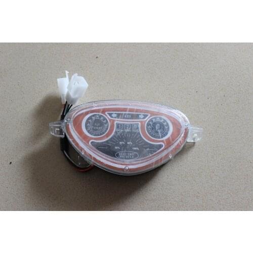 Wholesale 48v/60v BLW electric bike voltmeter,load king ebike display,LED odometer/speed meter for lead-acid electric bicycle