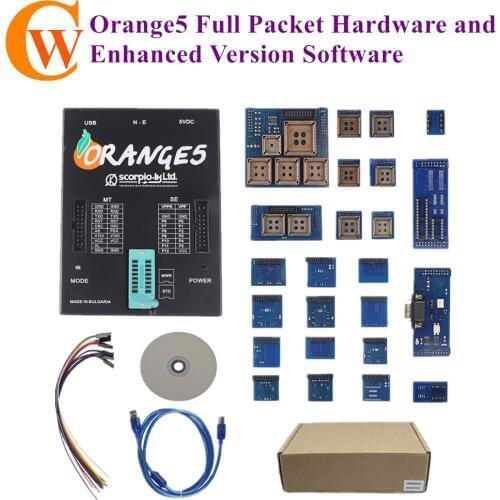 OEM Orange 5 Orange-5 Programmer Full Packet Hardware and Enhanced Version Software
