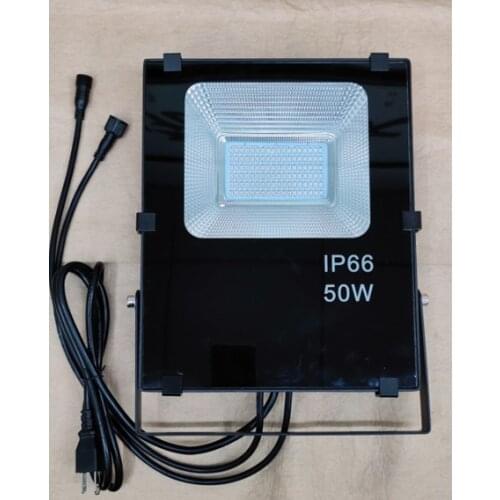 Free shipping to Oceania thin housing dmx rgb led flood light 50w led spotlight 3wires high lumen IP65 5pcs/Lot for lighting