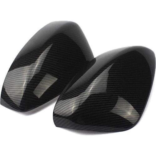 1Pair For Mazda Cx-5 Cx5 17-18 Car Rearview Mirror Abs Carbon Fiber Color Door Wing Mirror Cover Shell