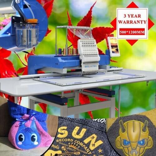 3 Years Quality Warranty!!!Barudan/Brother Computerized Home Domestic Embroidery Machine for Sale Used China Supplier 500*1200