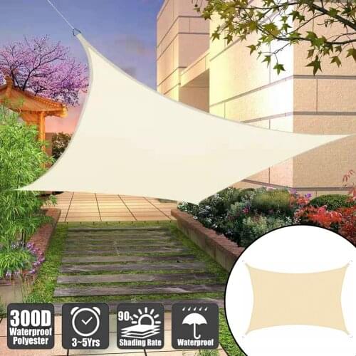 3x5m Sun-Shelter Waterproof Outdoor Awnings SunShade Sun Shade Sail For Garden Canopy Pool Partio Beach Camping Awning Tent