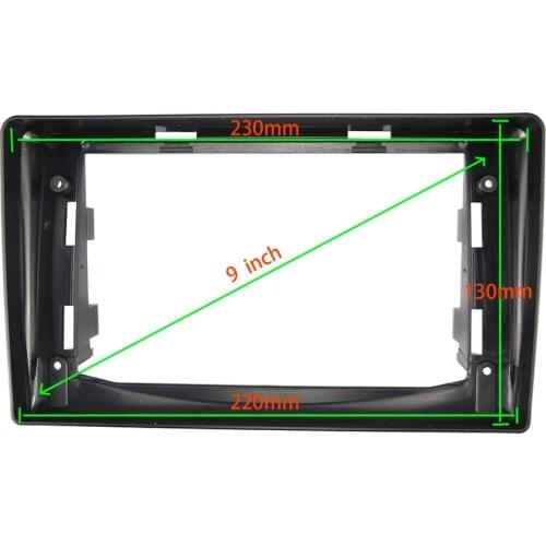 9 INCH Car Audio Frame GPS Navigation Fascia Panel Car dvd Plastic Frame Fascia is suitable for MITSUBISHI ZINGER 2005-2015