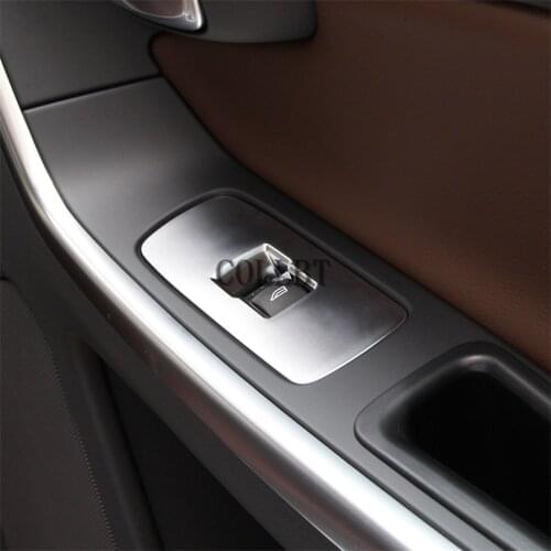 Car-Styling Door Window Lift Switch Button Cover Trim Stickers For Volvo XC60 S60 V60 Accessories