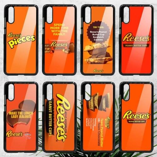 Sweet Candy Reeses food Phone Case For Samsung galaxy S note 8 9 20 10 e lite2019 plus pro ultra Hard TPU PC