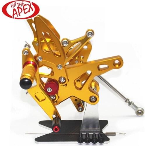 NINJA ZX-R400 2018 2019 CNC Adjustable Rider Rear Footrest For KAWASAKI NINJA ZXR400 18 19 Rear set sets Foot Rest Pegs Pedal