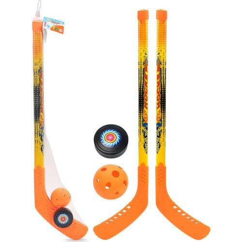 Kids Soft Safety Hockey Set Toys For Children Funny Sports Play Games Outdoor Toy Boy Crashproof Hockey Parent-child Games