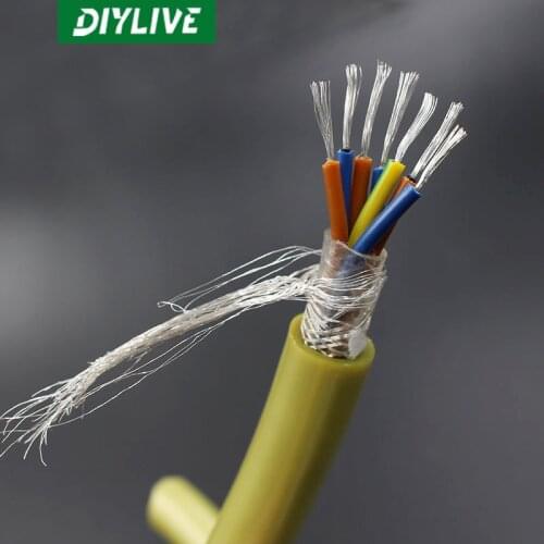 DIYLIVE Dutch VDH Vandenhauer fever stereo power cord American standard GB CD filter silver plated power cord bulk power cord