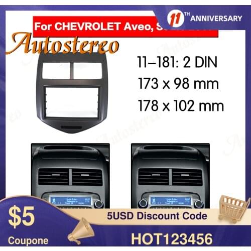 Double Din Facia for Hyundai Elantra 2010 2DIN AutoStereo Panel kit CD Trim Installation Top Car Detector