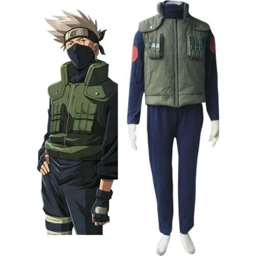 Kakashi Cosplay Costume Custom Made for Adults and Kids