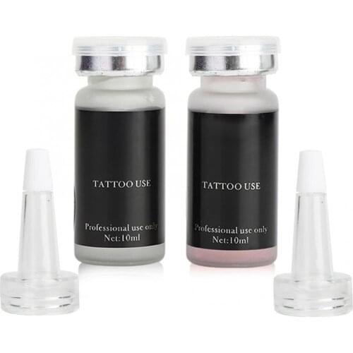 Tattoo Removal Serum Painless Eyebrow Eyeliner Skin Eyebrow Tattoo Correction Serum + Anti Scar Repair Set Permanent Makeup