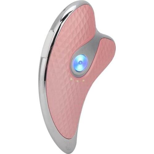 Jade Roller Microcurrent Facial Scraper Massager Electric Face Lifting Firming Beauty Scraping Instrument Health Care