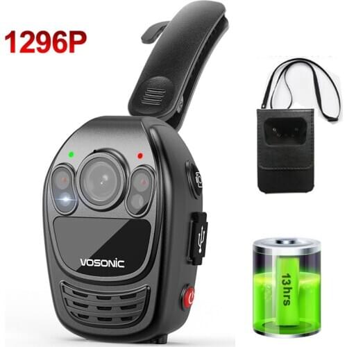 Awesome Cool Pocket FHD 1296P Body Police Camera Cam Wearable DV DVR Security Worn Camcorder Night Vision Motion Detection