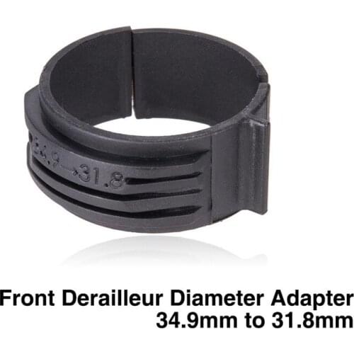 1/2pcs Bicycle Front Derailleur Ring Adapter Convert 34.9mm To 31.8mm Seatpost Clamp MTB Mountain Bike Front Derailleur Gasket