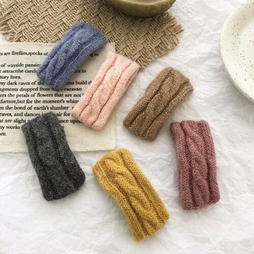 Women Girls Chic Winter Twist Knit Wool Hair Clips BB Hairpins Hair Accessories Elegant Sweet Autumn Barrettes BB Pins Headwear