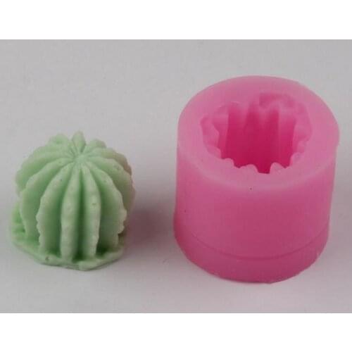 DIY Handmade Cactus Silicone Cake Mold Craft Mold Clay Craft Mold Aroma Candle Gypsum Silicone Mold