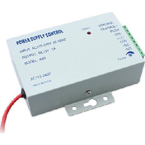 DC 12V 3A Door Access Control system Switch Power Supply AC 110~240V Delay time Max 15 sec High Quality