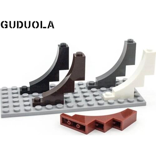 Guduola Special Brick with Bow 1x5x4 Inverted 30099 Building Block Parts 20pcs/lot
